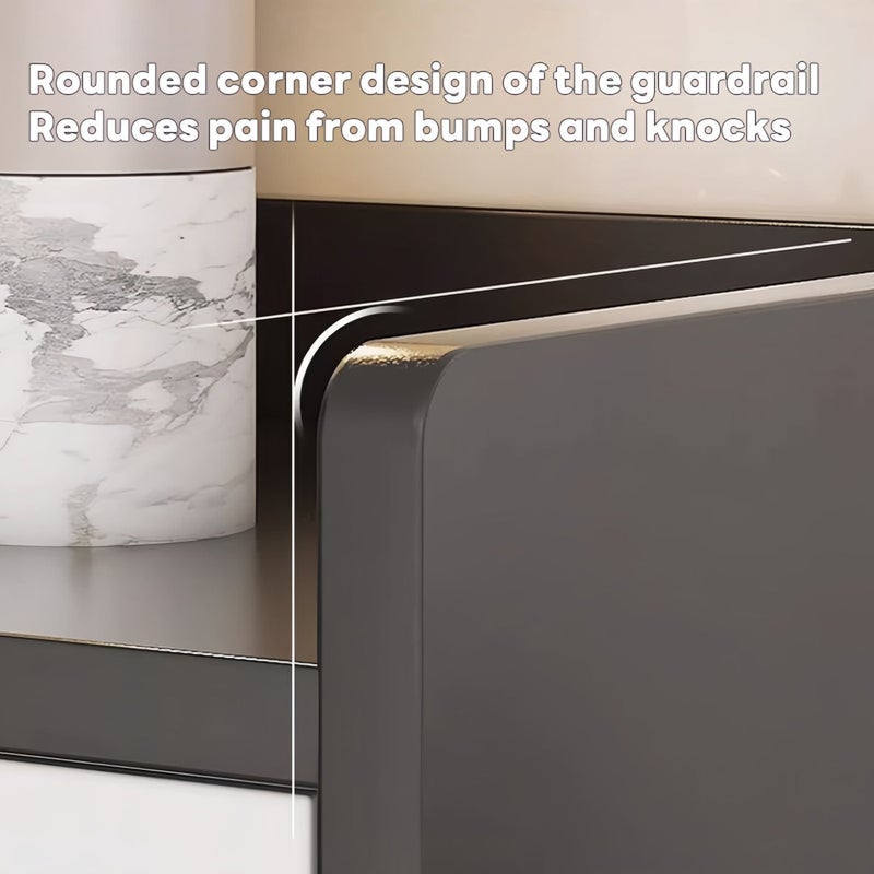 SHARPDO Shoe Cabinet, Entryway Hidden Shoe Storage Organizer with 17cm Thin Profile, Modern Faux Marble Shoe Rack with Drawer for Closets and Hallways - Image 5